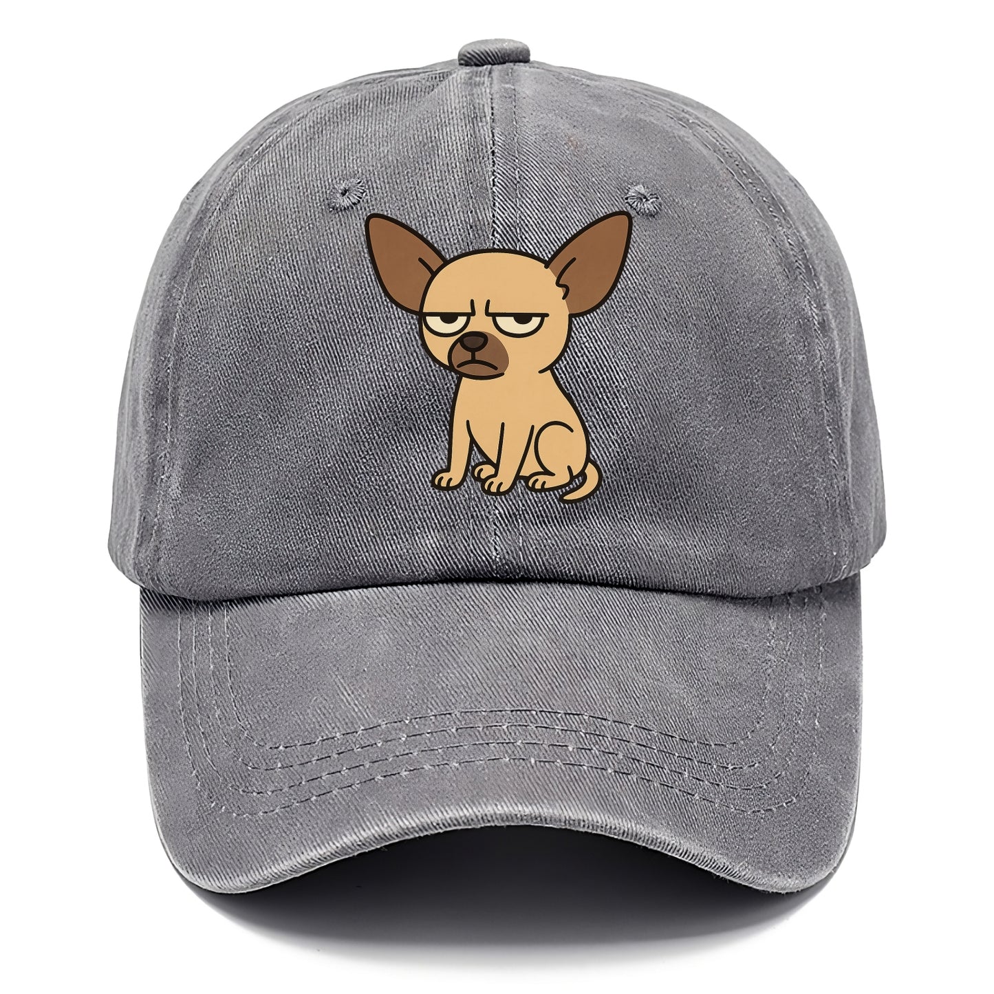 The Chihuahua Judging Silently - Classic Cap - Urban Haze(Grey)