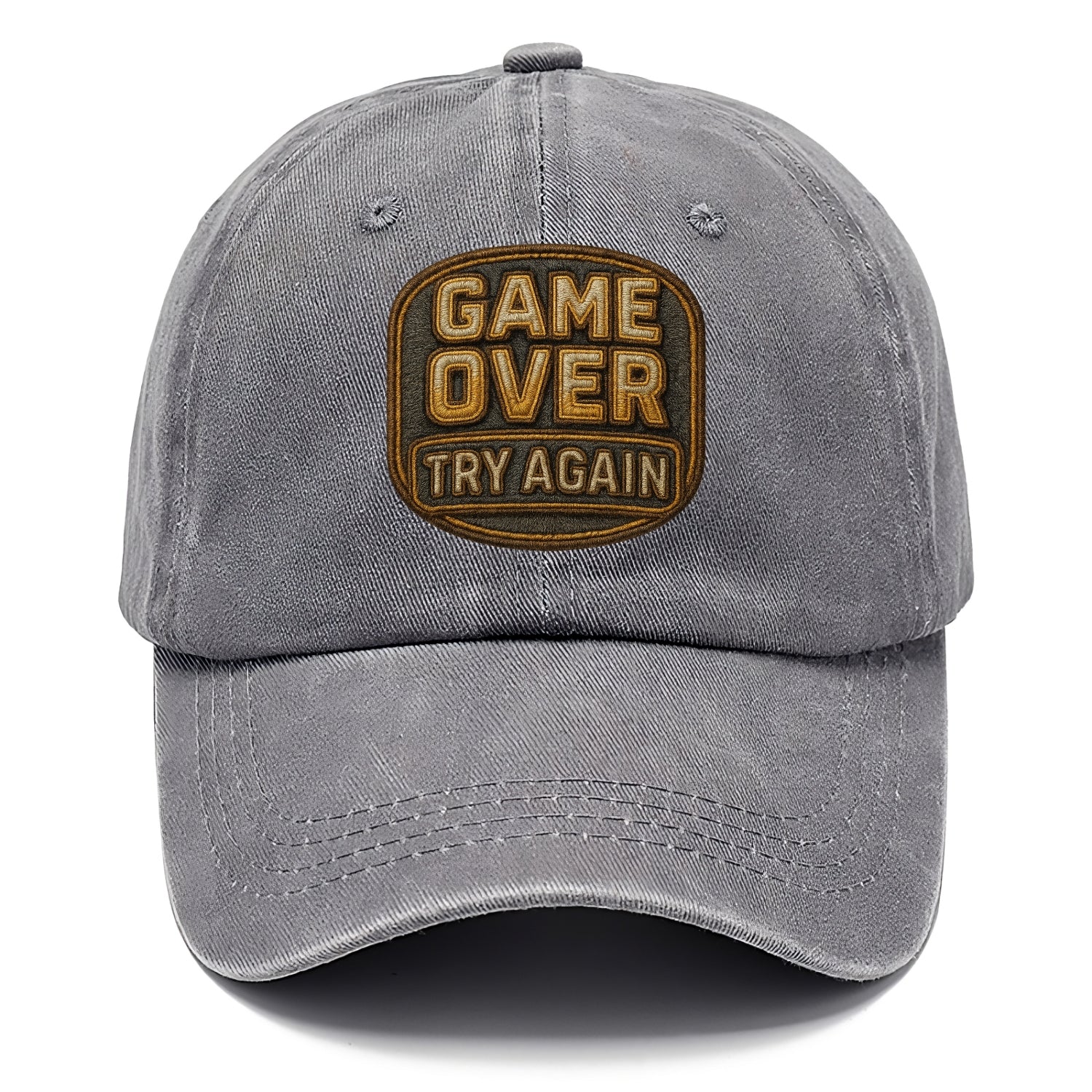 Game Over Try Again  - Classic Cap - Urban Haze(Grey)