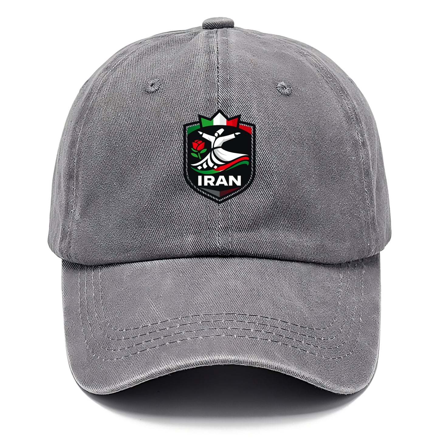 Iran Rumi Poetry Badge - Classic Cap - Urban Haze(Grey)