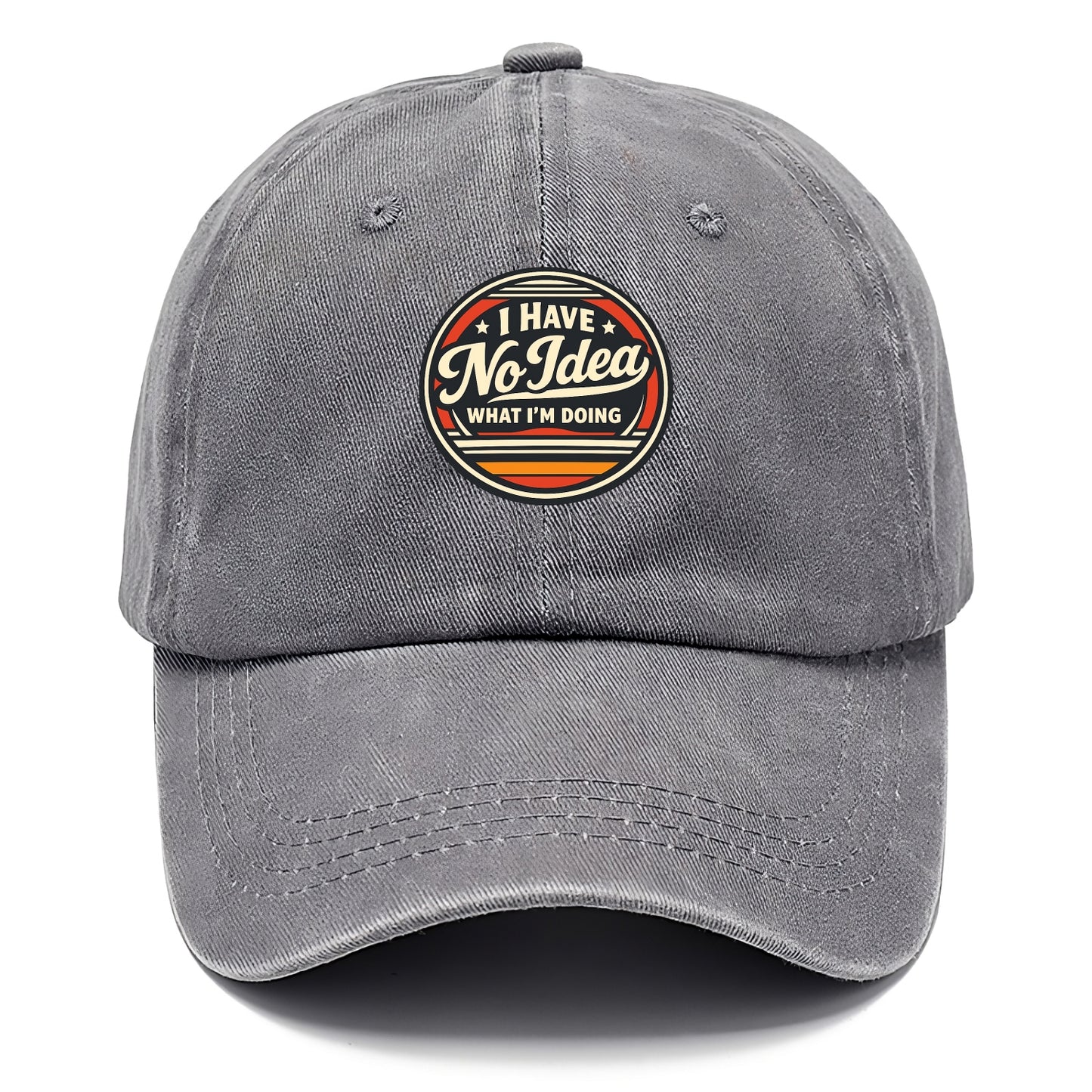 Confidently Clueless Emblem - Classic Cap - Urban Haze(Grey)