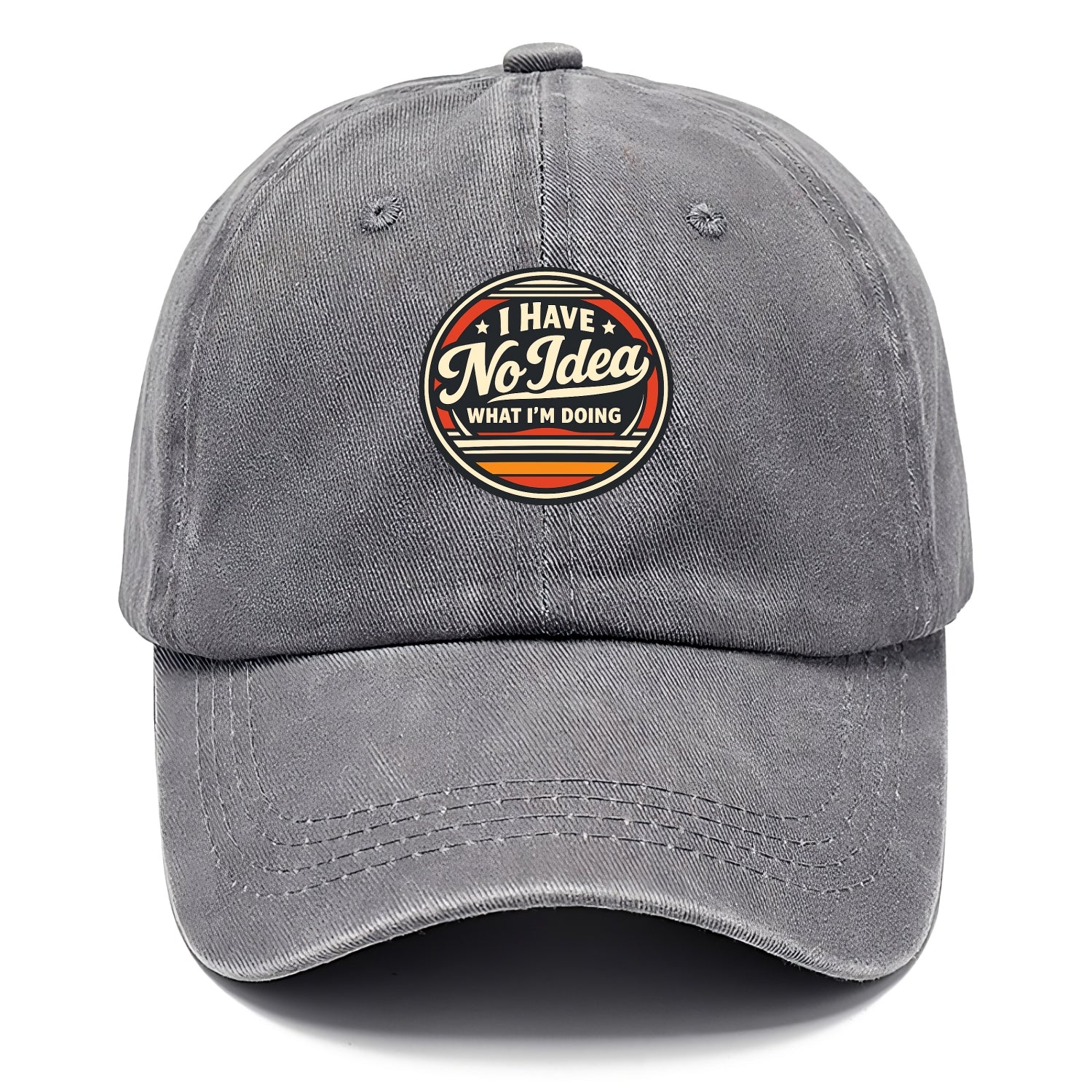 Confidently Clueless Emblem - Classic Cap - Urban Haze(Grey)