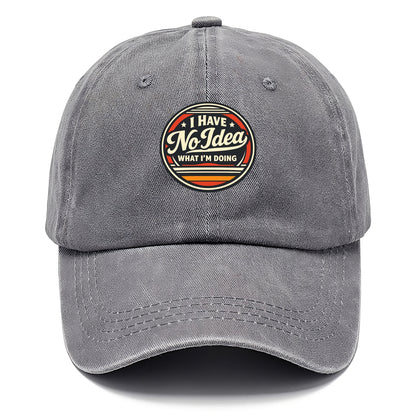 Confidently Clueless Emblem - Classic Cap - Urban Haze(Grey)