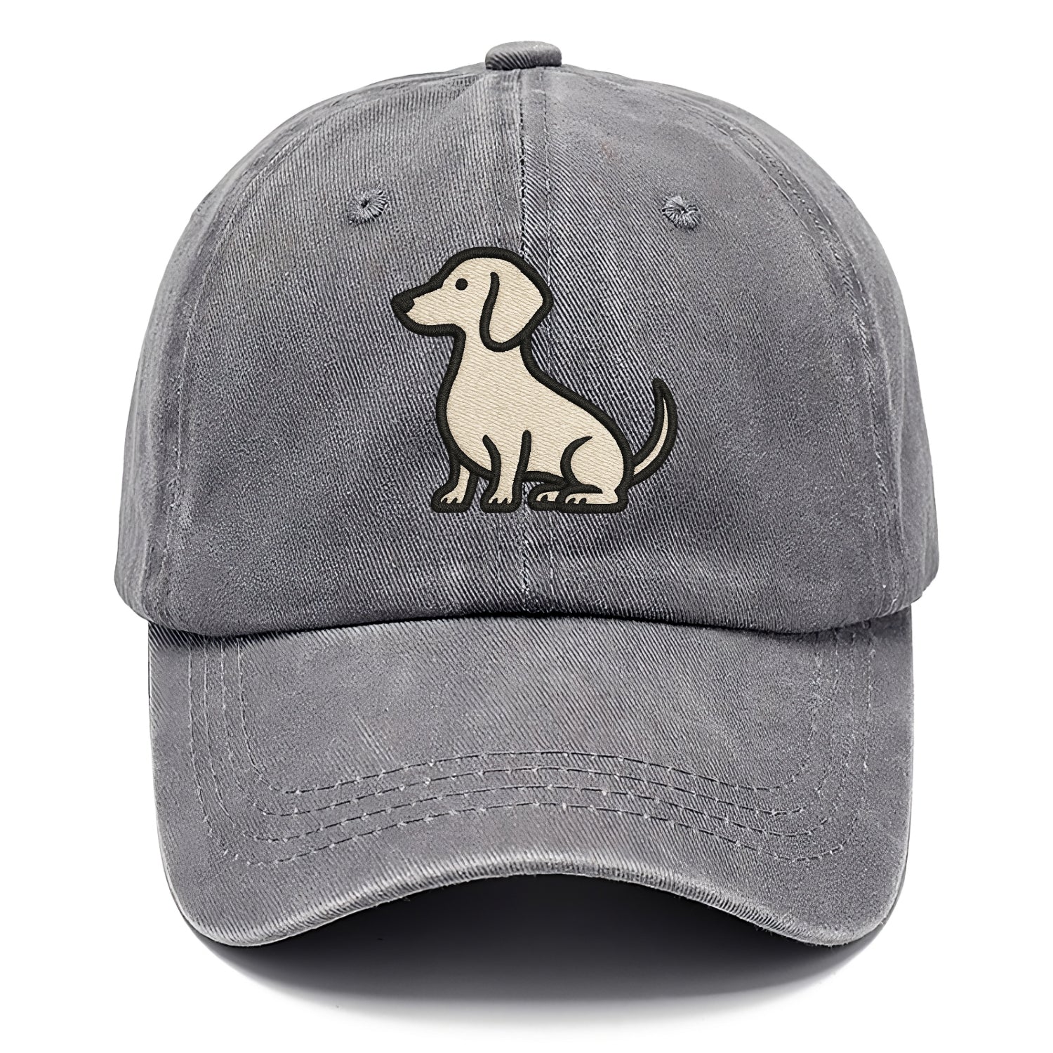 Dachshund - Long body profile view - Classic Cap - Urban Haze(Grey)
