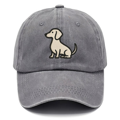 Dachshund - Long body profile view - Classic Cap - Urban Haze(Grey)