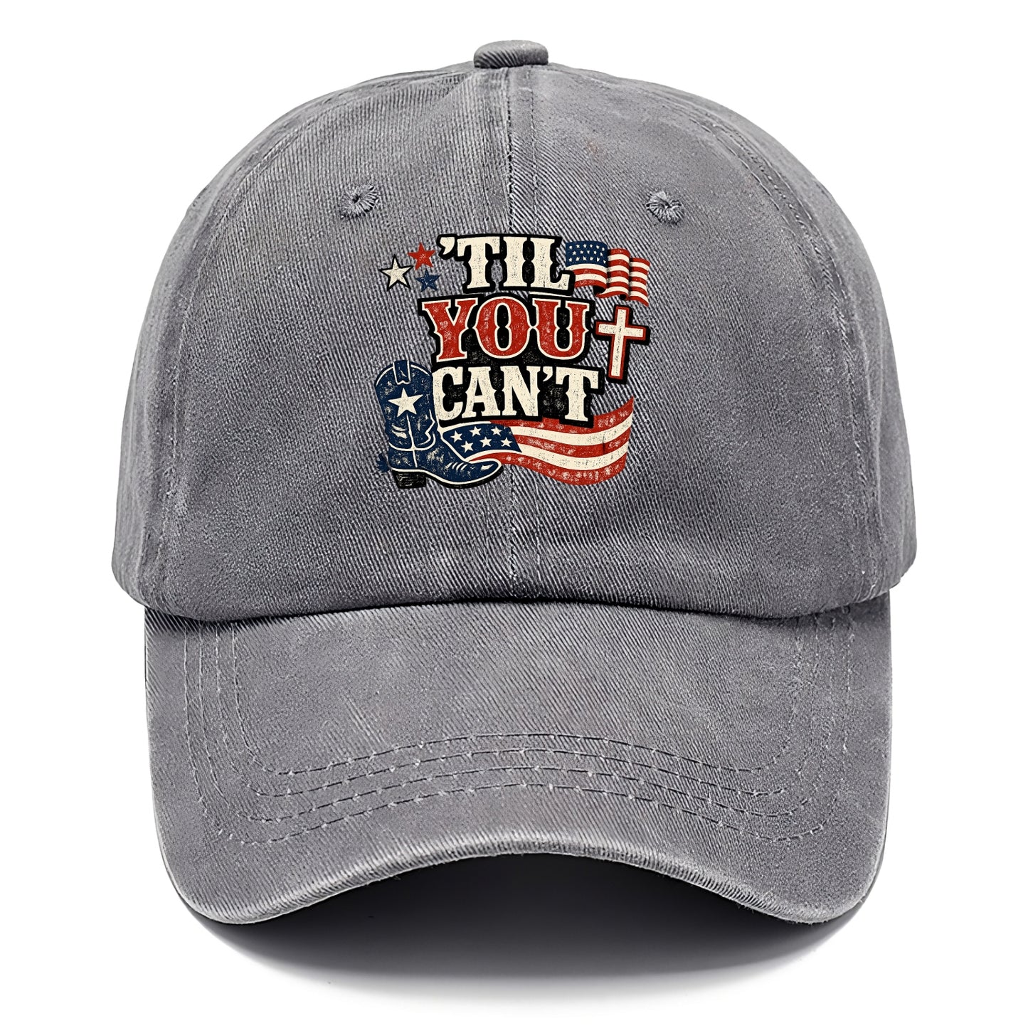 Til You Cant - Patriot Cross - Classic Cap - Urban Haze(Grey)
