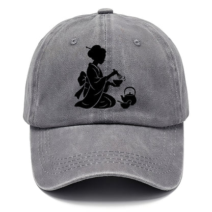 Geisha traditional tea ceremony - Classic Cap - Urban Haze(Grey)