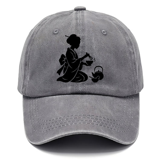 Geisha traditional tea ceremony - Classic Cap - Urban Haze(Grey)