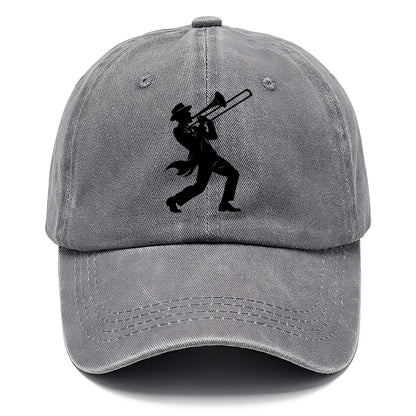 Trombone player jazz improvisation - Classic Cap - Urban Haze(Grey)