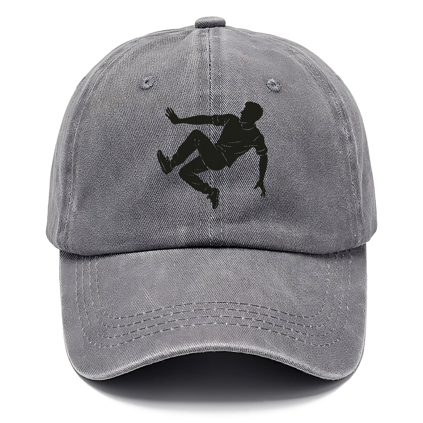 Parkour athlete wall run - Classic Cap - Urban Haze(Grey)