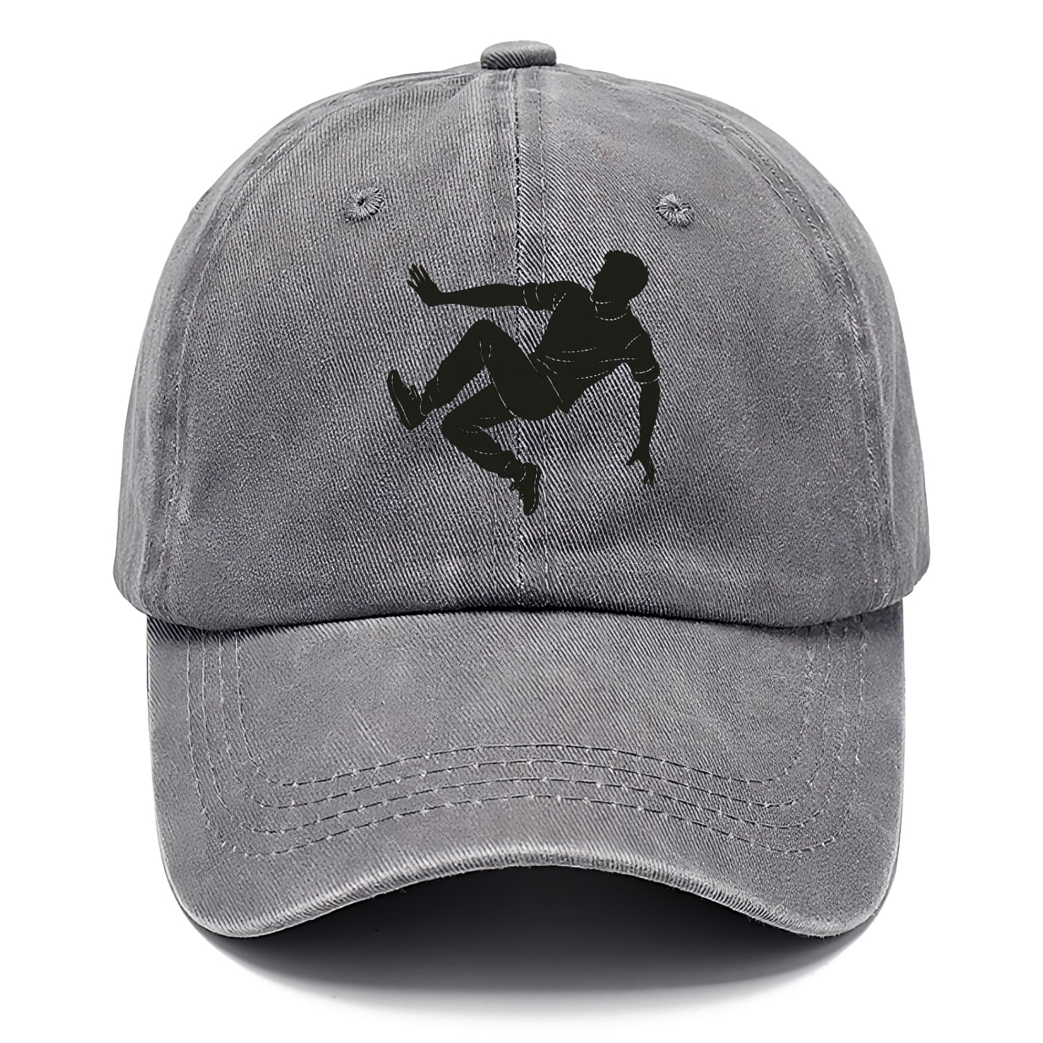 Parkour athlete wall run - Classic Cap - Urban Haze(Grey)