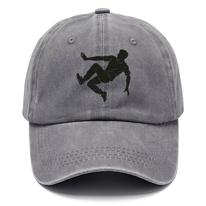 Parkour athlete wall run - Classic Cap - Urban Haze(Grey)