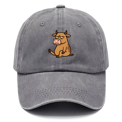 The Cow Judging Silently - Classic Cap - Urban Haze(Grey)