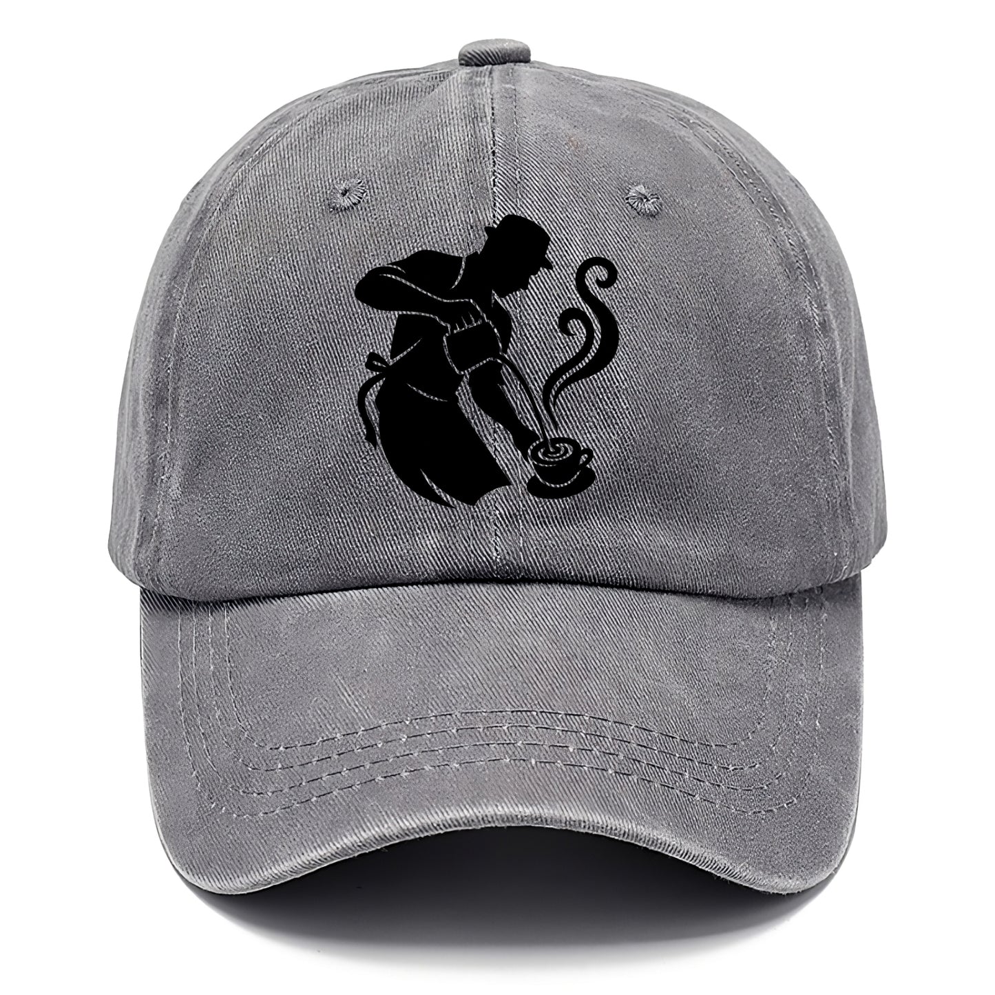 Barista creating latte art - Classic Cap - Urban Haze(Grey)