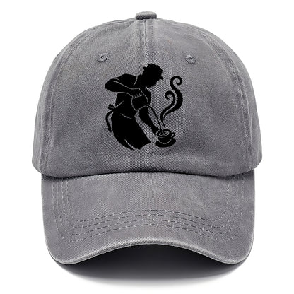 Barista creating latte art - Classic Cap - Urban Haze(Grey)