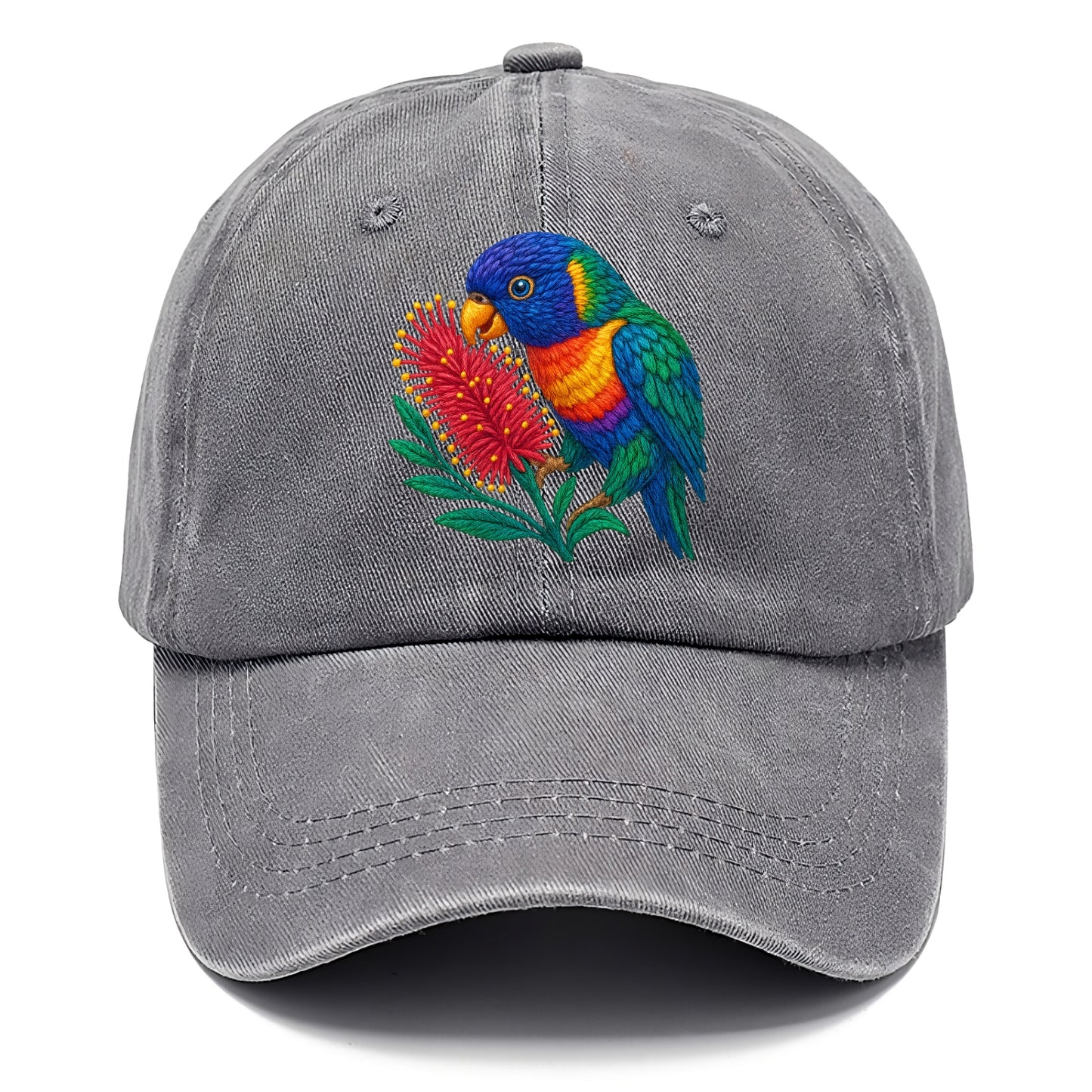 Rainbow Lorikeet Bottlebrush - Classic Cap - Urban Haze(Grey)
