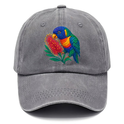 Rainbow Lorikeet Bottlebrush - Classic Cap - Urban Haze(Grey)