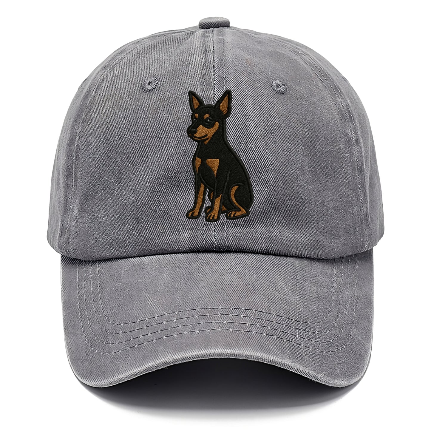 Miniature Pinscher - Black and tan sitti Classic Cap - Urban Haze(Grey)
