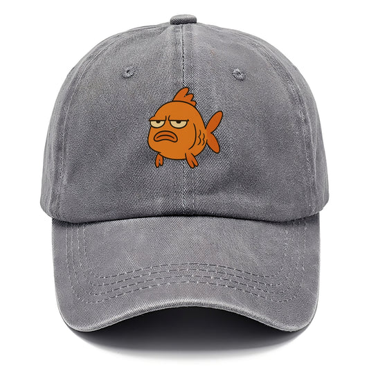 The Goldfish Judging Silently - Classic Cap - Urban Haze(Grey)