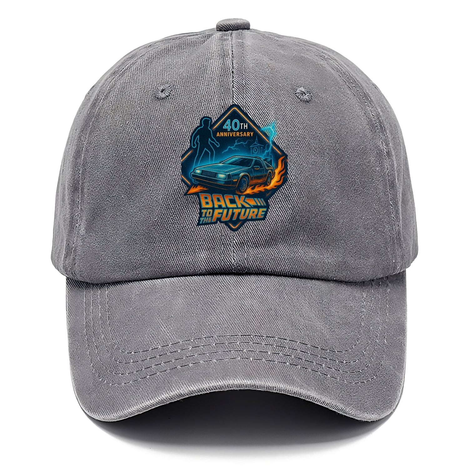 Back To The Future 40th Anniversary 2 - Classic Cap - Urban Haze(Grey)