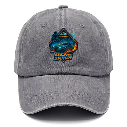 Back To The Future 40th Anniversary 2 - Classic Cap - Urban Haze(Grey)