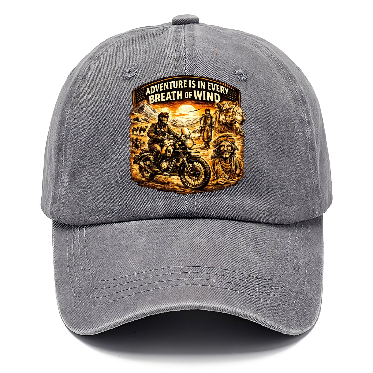 Adventure Vintage Rides - Classic Cap - Urban Haze(Grey)