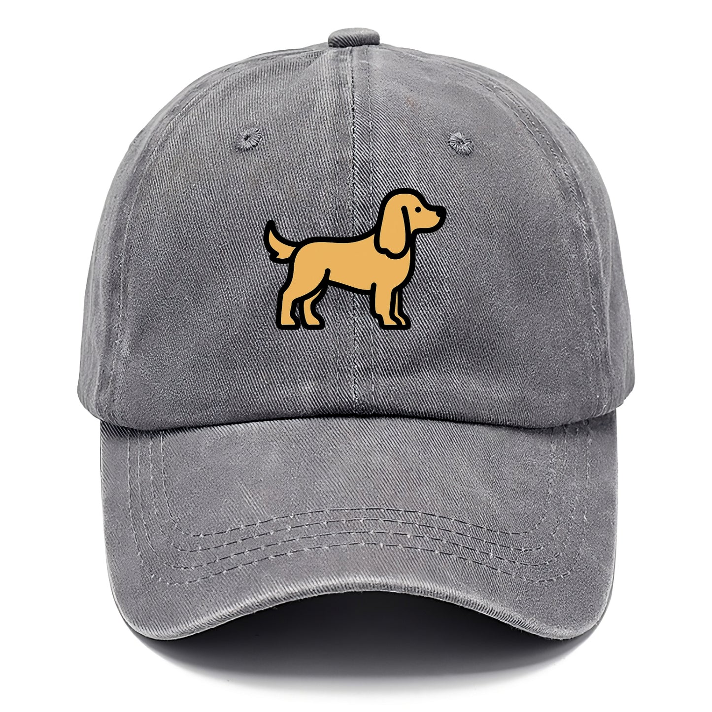 Cocker Spaniel - Golden colored flat side profile - Classic Cap - Urban Haze(Grey)