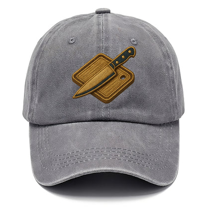 Chef knife with cutting board - culinary enthusiast - Classic Cap - Urban Haze(Grey)