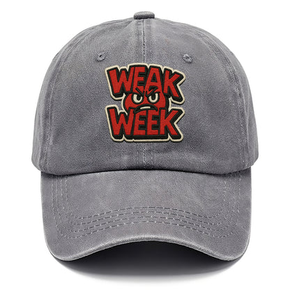 WEAK;WEEK WARRIOR Monday Blue Cap - Classic Cap - Urban Haze(Grey)
