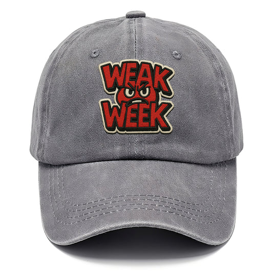 WEAK;WEEK WARRIOR Monday Blue Cap - Classic Cap - Urban Haze(Grey)
