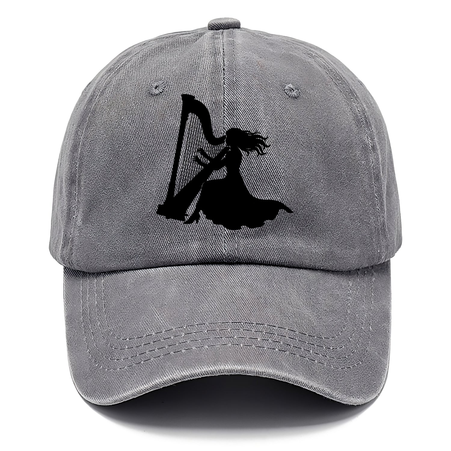 Harpist playing ethereal melody - Classic Cap - Urban Haze(Grey)