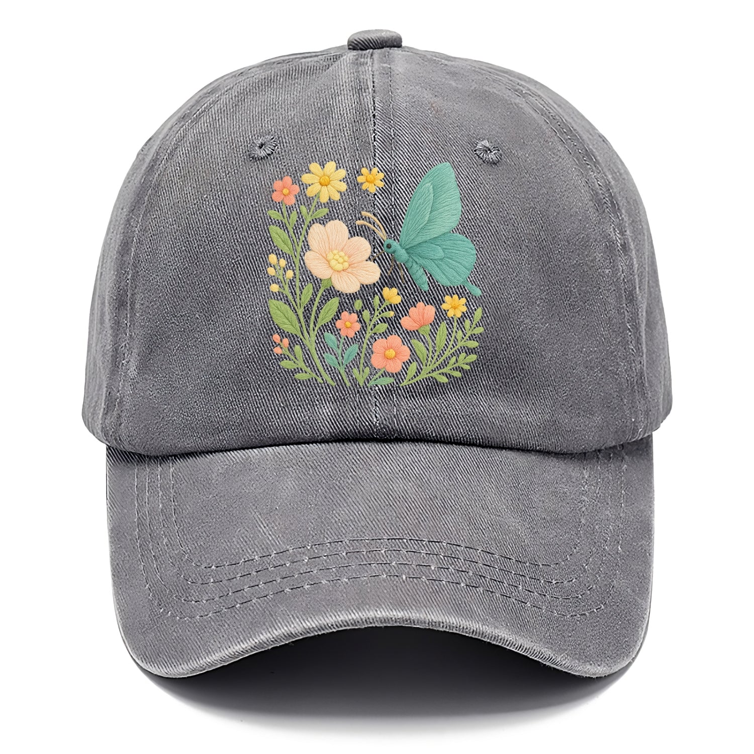 Mint Night Butterfly - Classic Cap - Urban Haze(Grey)
