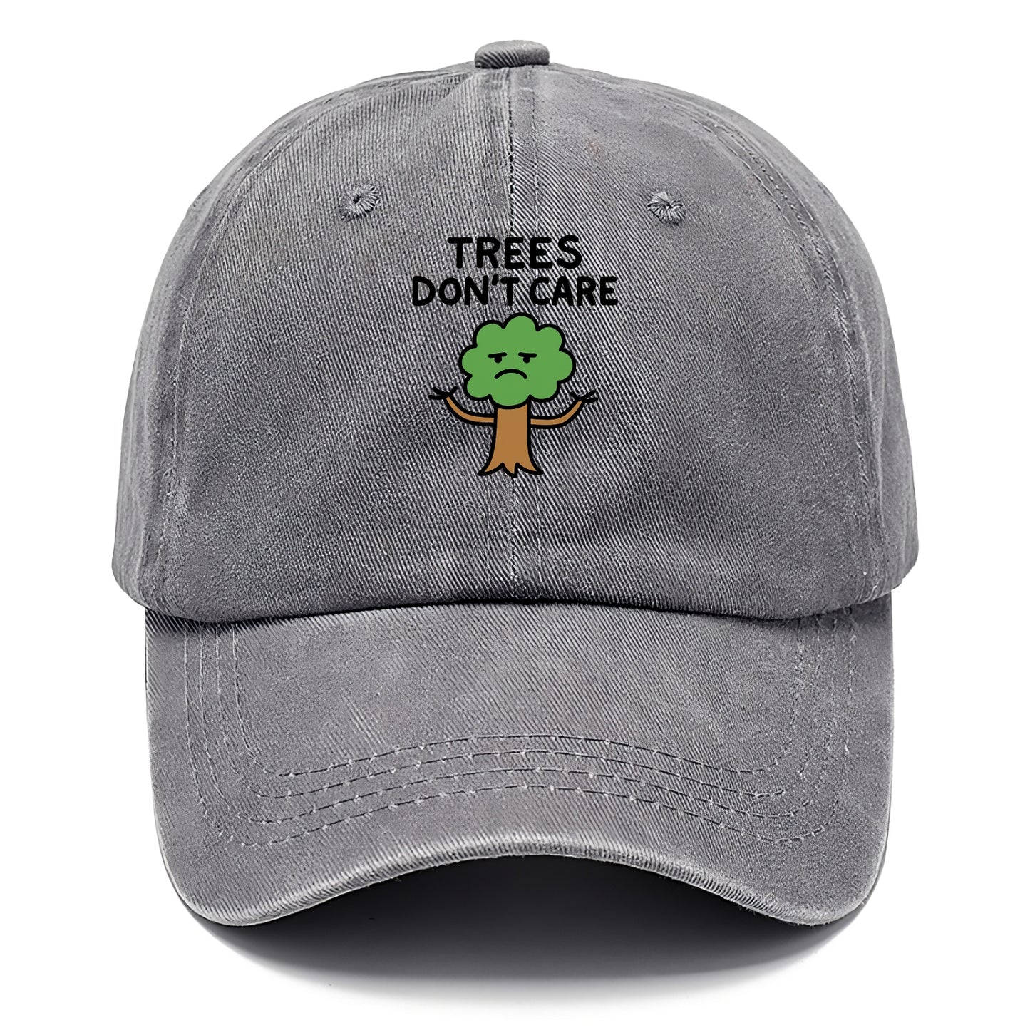 TREES DONT CARE | Indifferent oak shrugging branches - Classic Cap - Urban Haze(Grey)