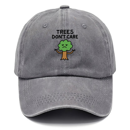 TREES DONT CARE | Indifferent oak shrugging branches - Classic Cap - Urban Haze(Grey)
