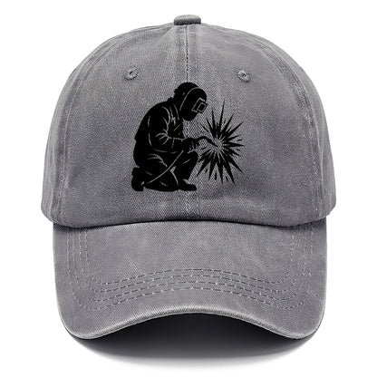 Welder sparks flying dramatically - Classic Cap - Urban Haze(Grey)