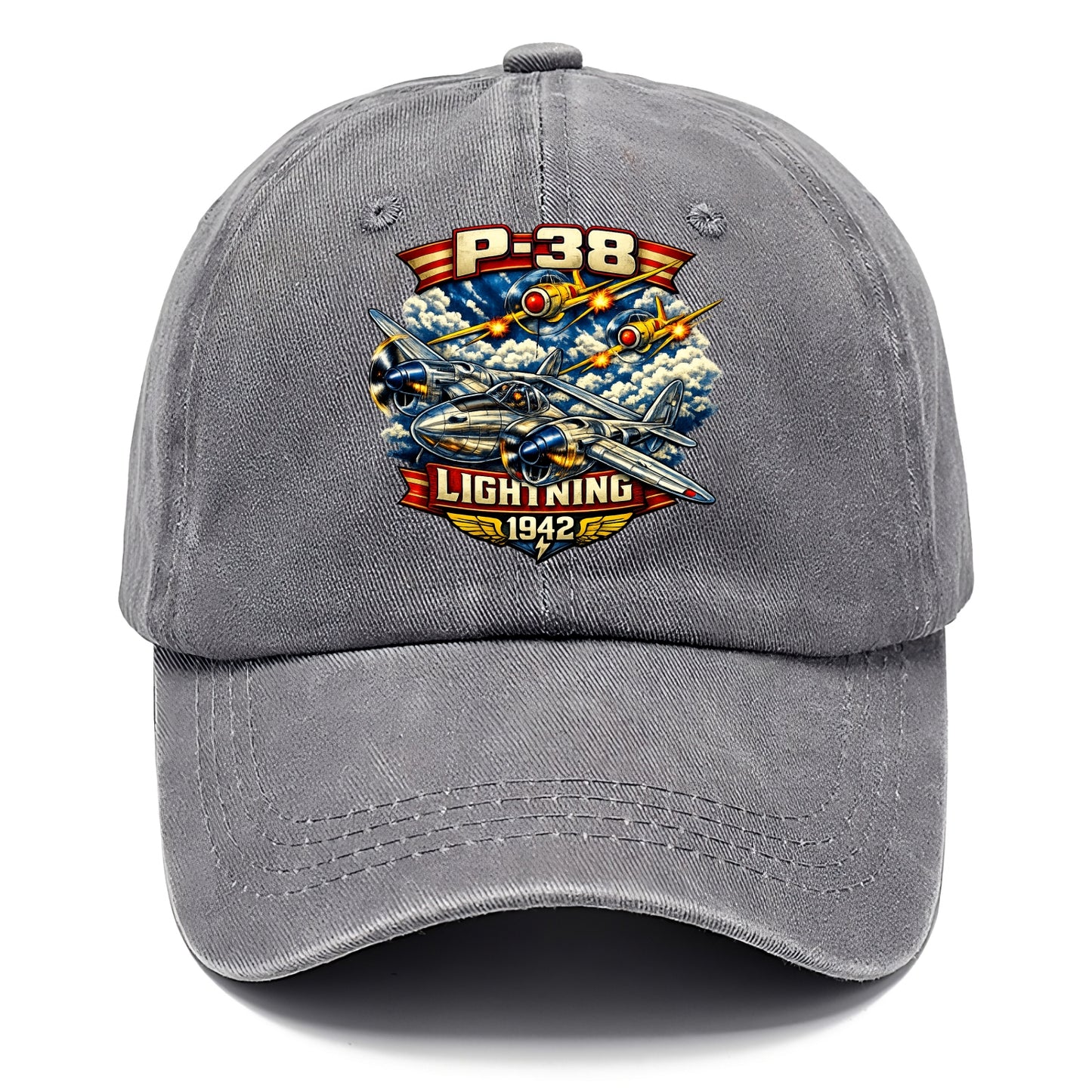 P 38 Lightning - Classic Cap - Urban Haze(Grey)