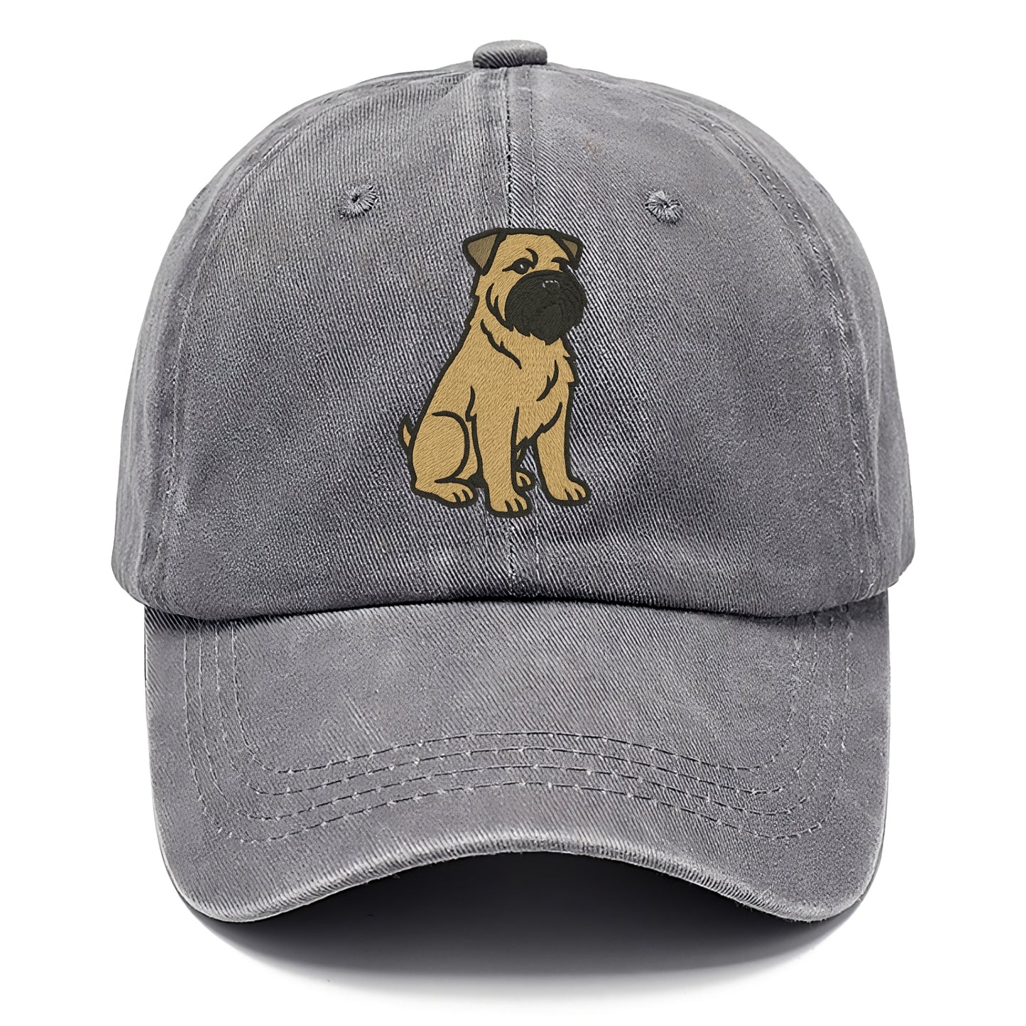 Bouvier des Flandres - Fawn rough coat embroidered design - Classic Cap - Urban Haze(Grey)