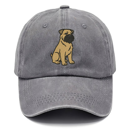 Bouvier des Flandres - Fawn rough coat embroidered design - Classic Cap - Urban Haze(Grey)