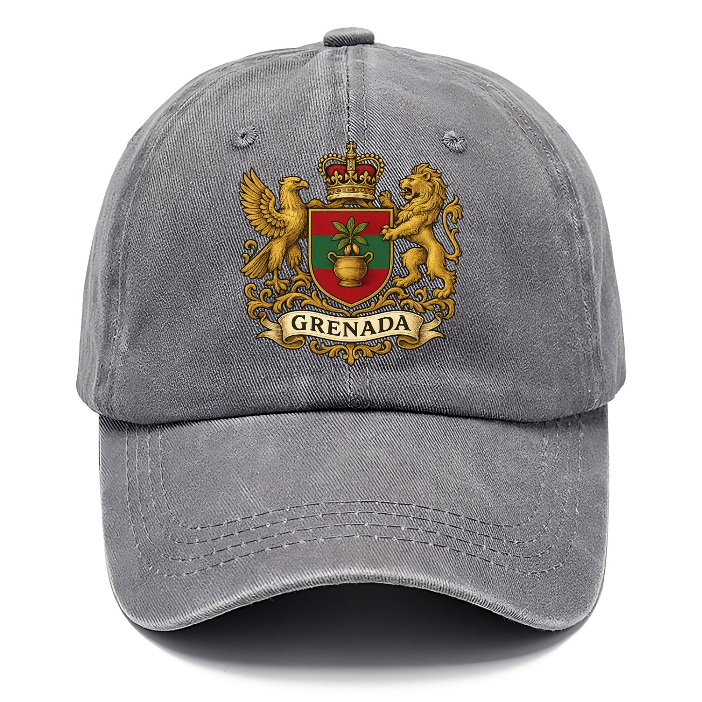 Grenada Heritage Badge  - Classic Cap - Urban Haze(Grey)