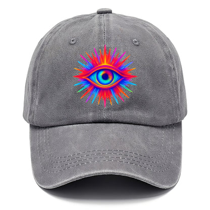 Rainbow Third Eye - Prismatic eye radiat Classic Cap - Urban Haze(Grey)