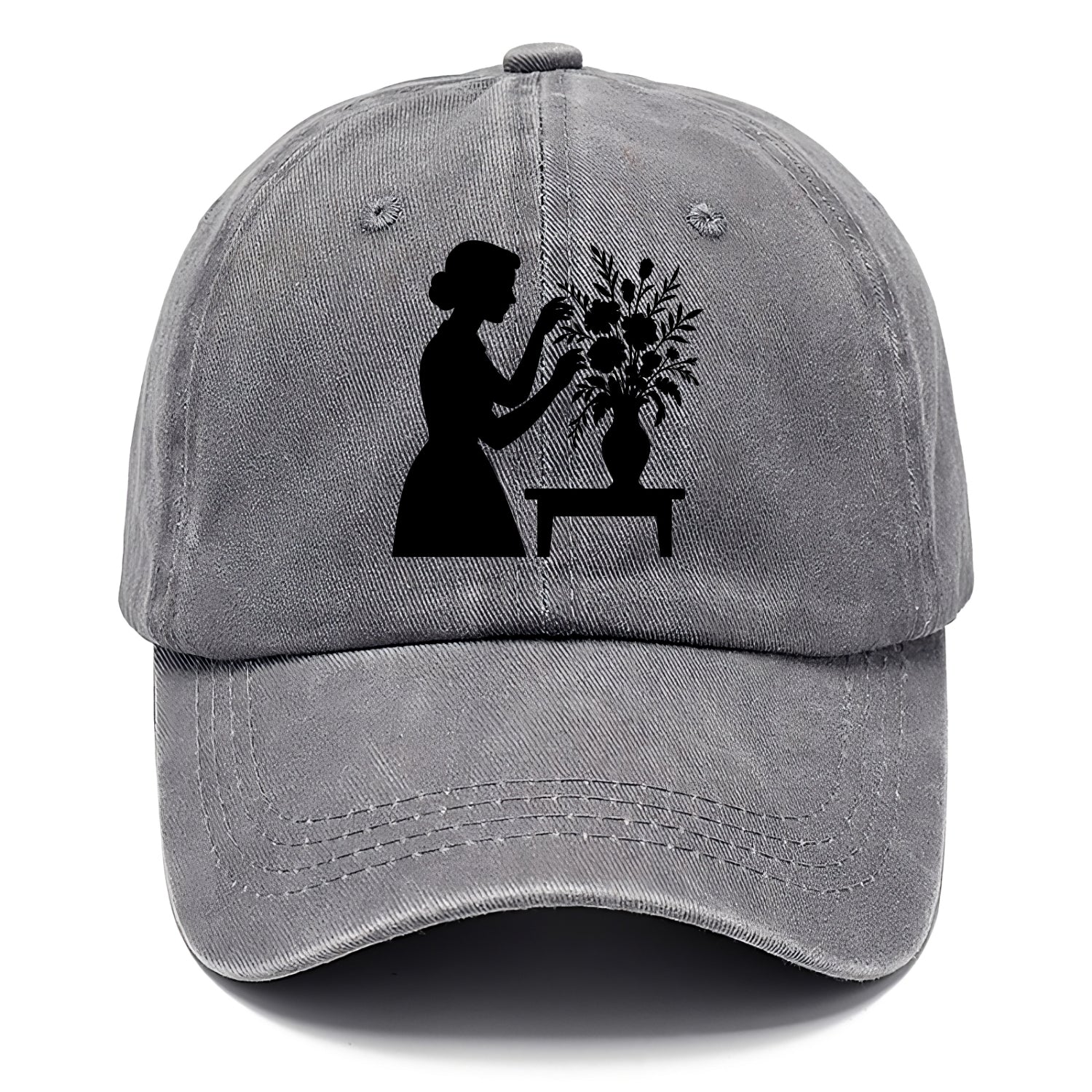 Florist arranging dramatic bouquet - Classic Cap - Urban Haze(Grey)