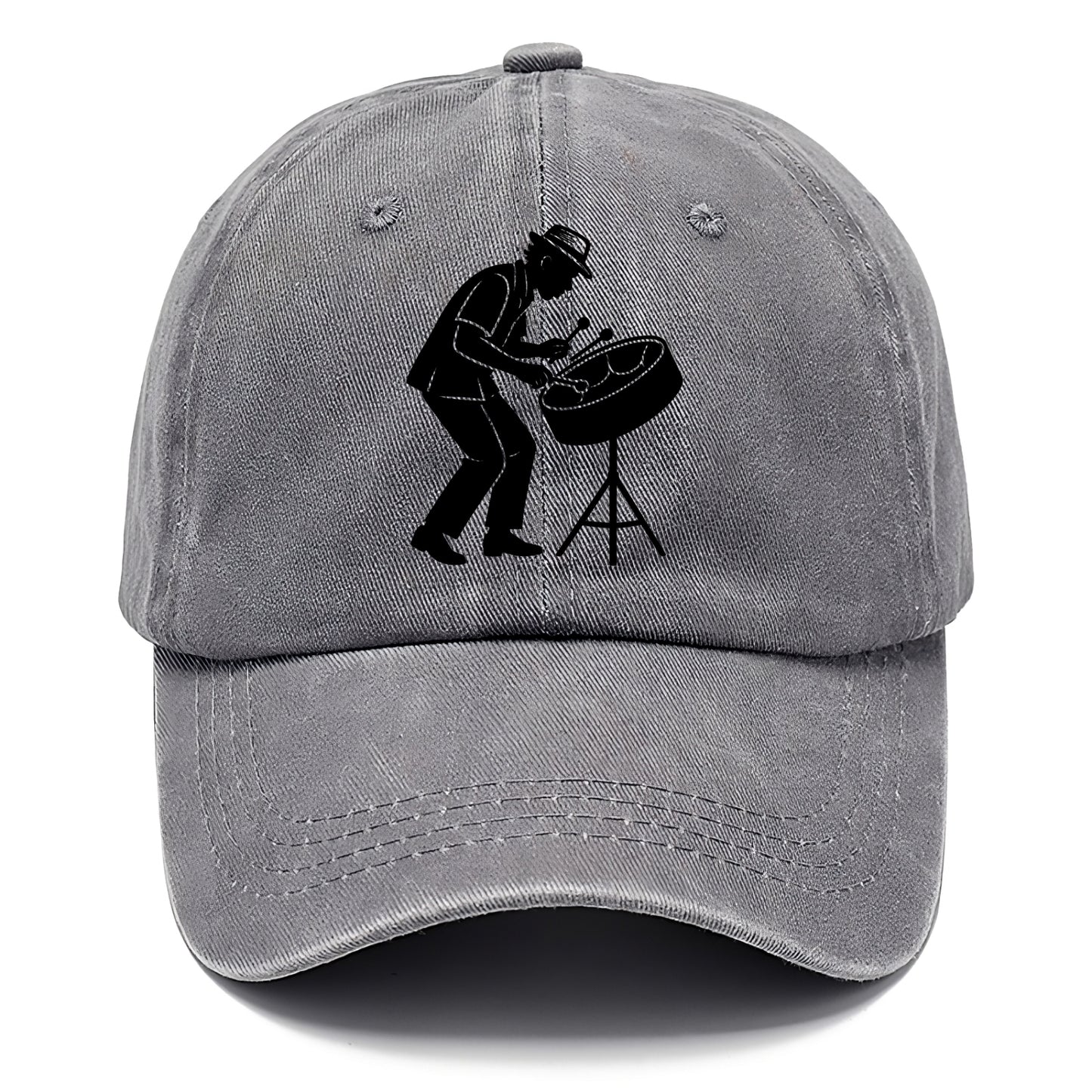 Steel drum player Caribbean rhythm - Classic Cap - Urban Haze(Grey)