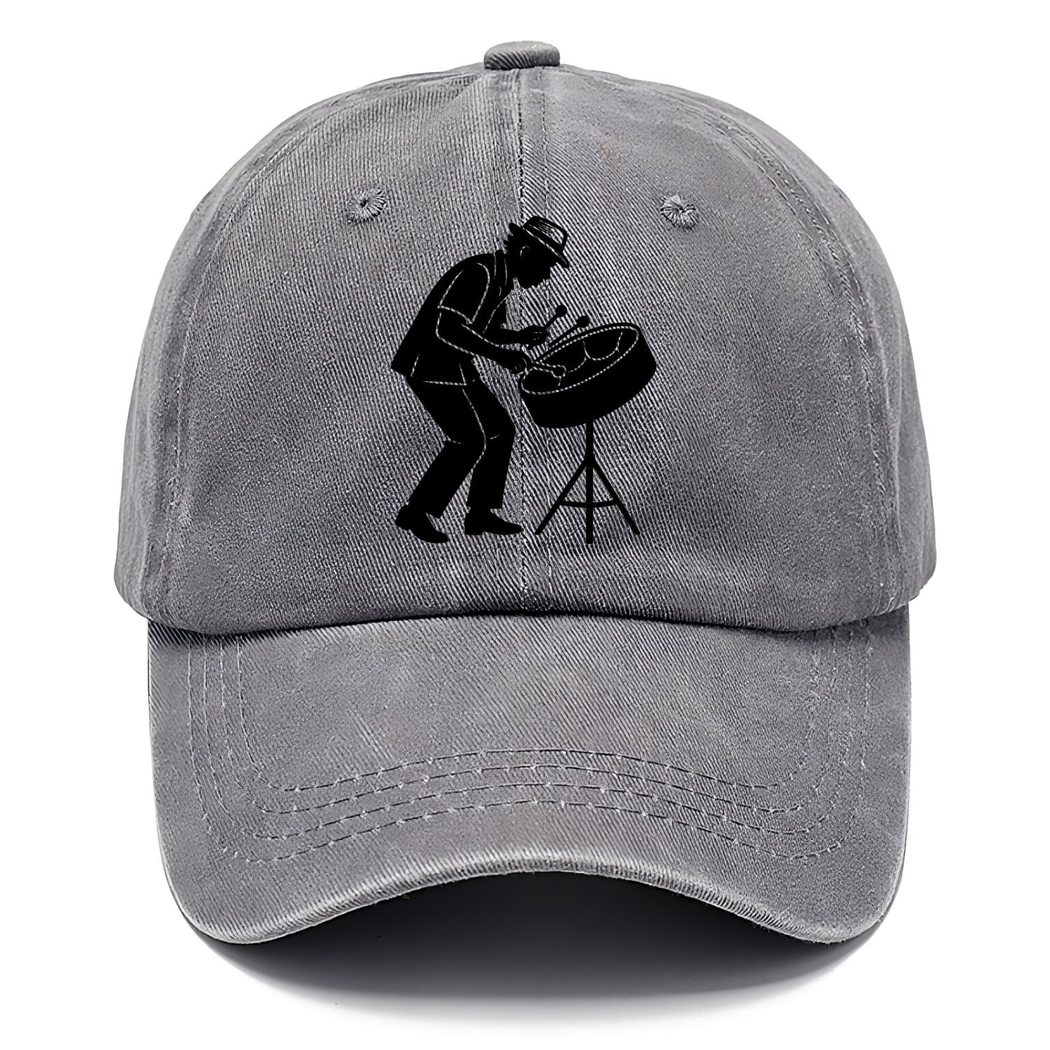Steel drum player Caribbean rhythm - Classic Cap - Urban Haze(Grey)