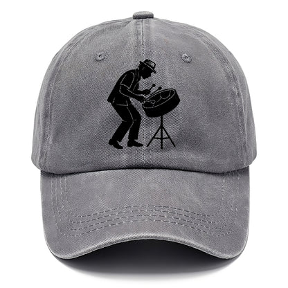 Steel drum player Caribbean rhythm - Classic Cap - Urban Haze(Grey)