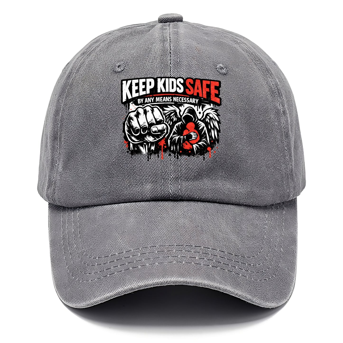Keep Kids Safe By Any Means - Classic Cap - Urban Haze(Grey)
