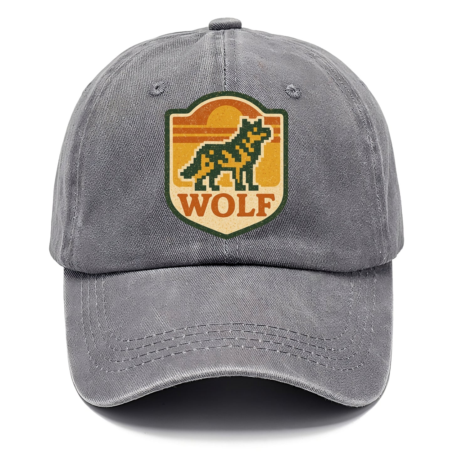 Digital Pixel Wolf  - Classic Cap - Urban Haze(Grey)