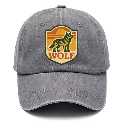 Digital Pixel Wolf  - Classic Cap - Urban Haze(Grey)
