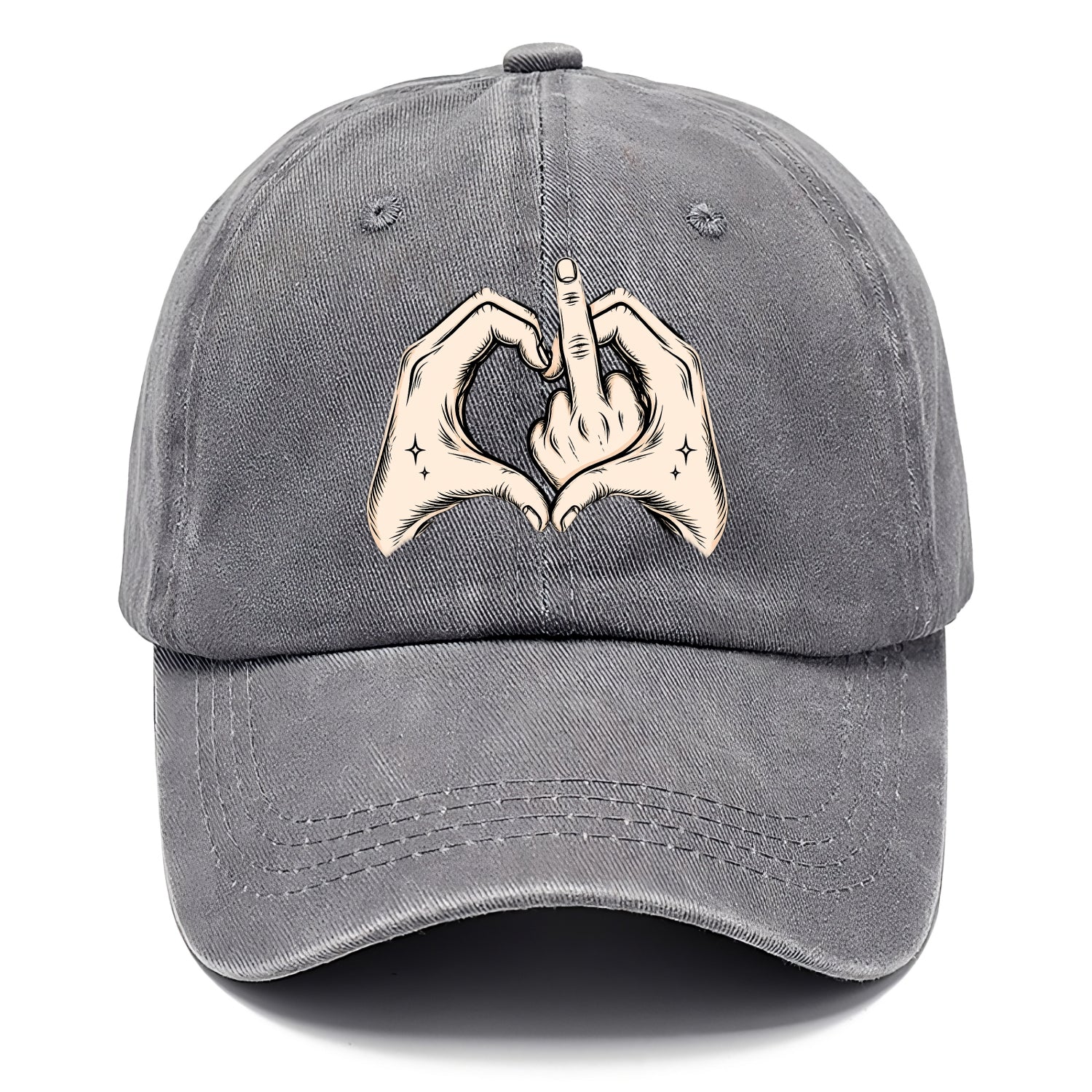 Love You Symbol - Classic Cap - Urban Haze(Grey)
