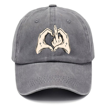 Love You Symbol - Classic Cap - Urban Haze(Grey)