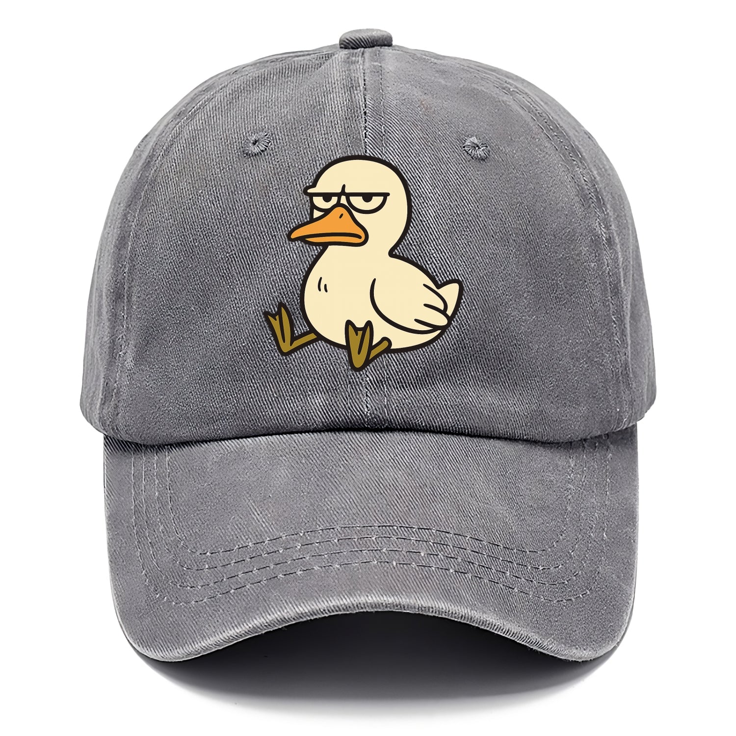 The Duck Judging Silently - Classic Cap - Urban Haze(Grey)