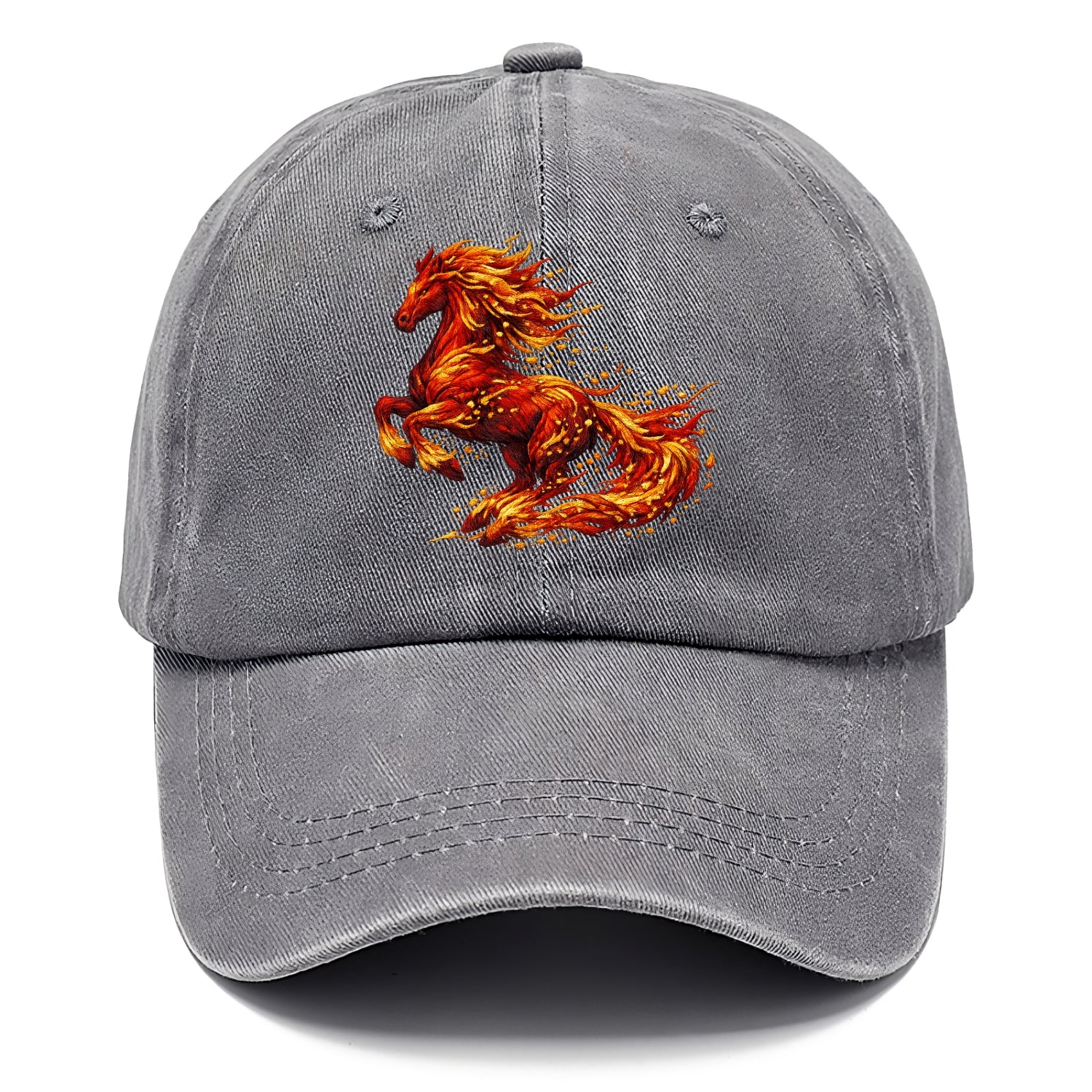 EMBER RISING | Sparks forming into horse shape | Particles of fire | Energy - Classic Cap - Urban Haze(Grey)